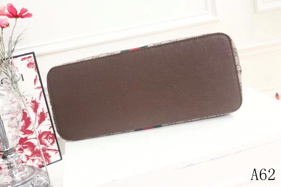 GU Ophid Leather Canvas Bag Big