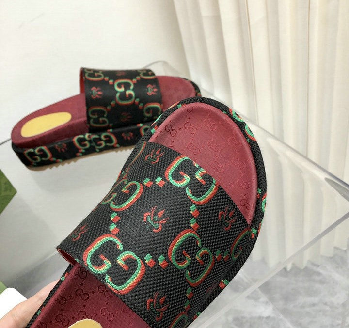 GU Slippers Platform Jumbo Monogram 6 color 's