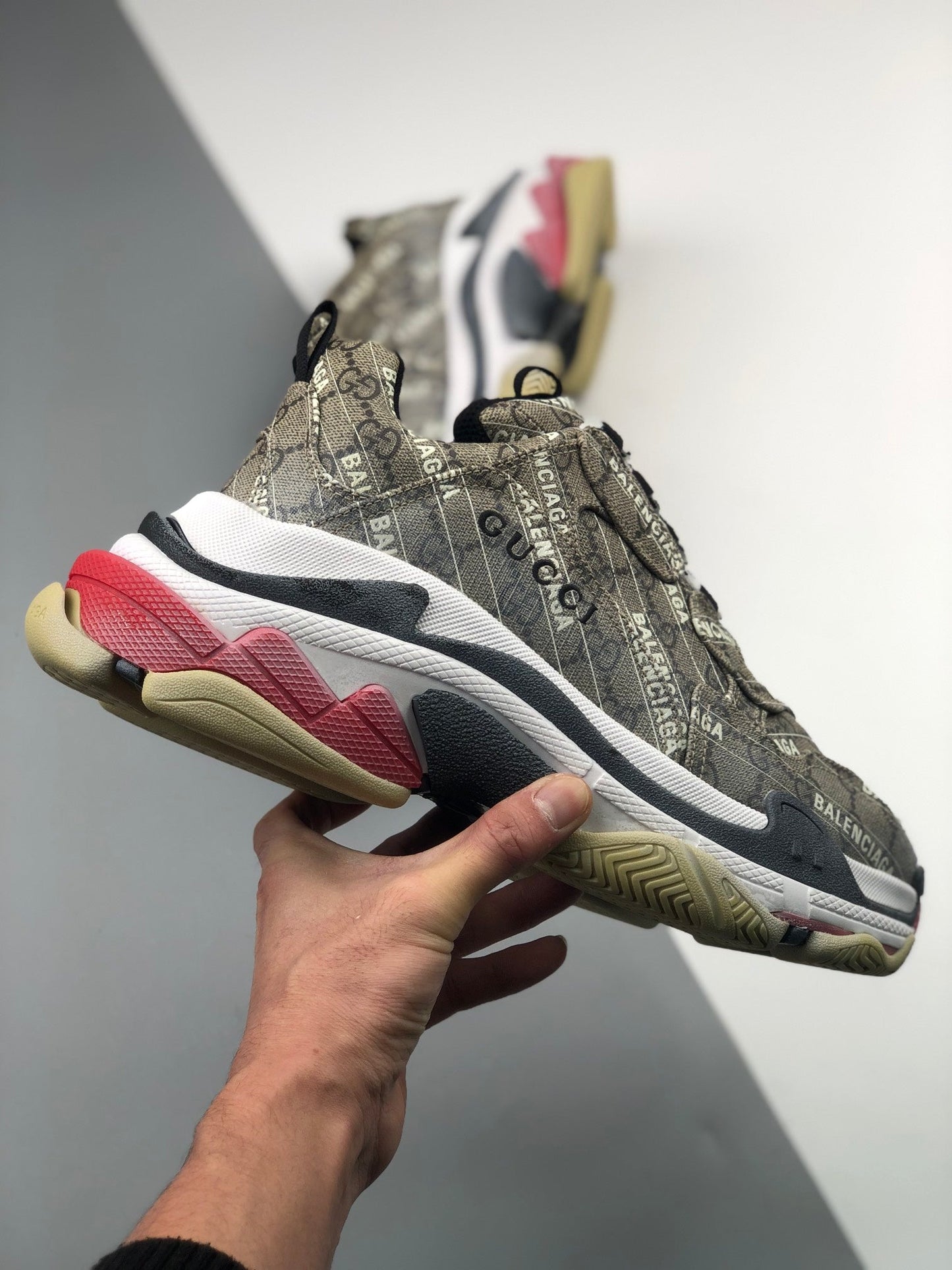 GU vs *BAL Triple S Sneakers Collaboration 46