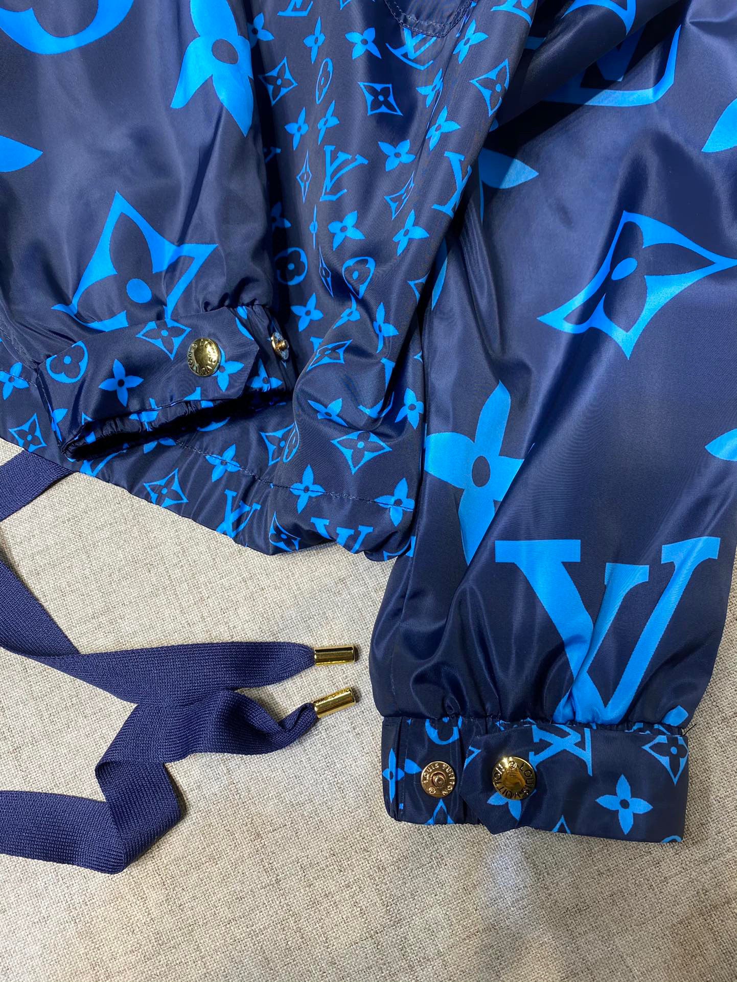 LU Jacket MIDNIGHT MONOGRAM HOODED