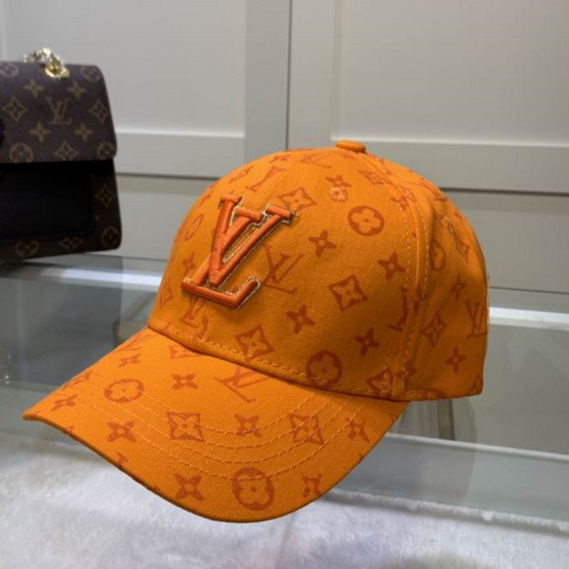 LU Cap Monogram Orange
