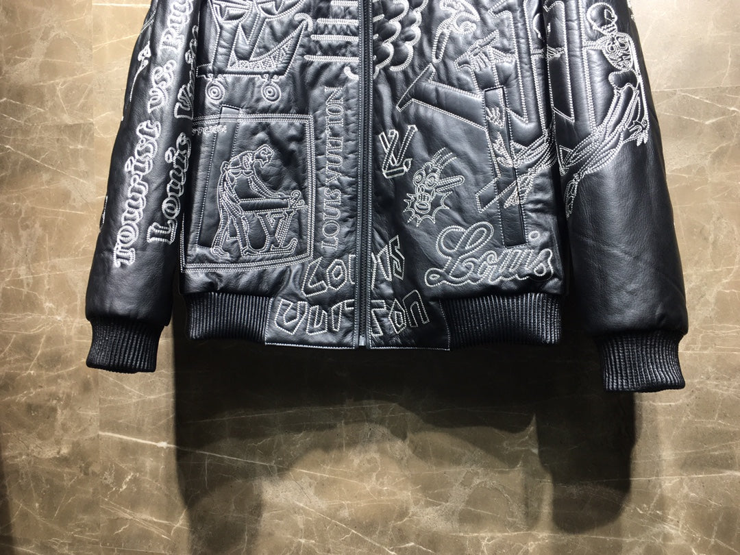 LU Leather Jacket Bomber