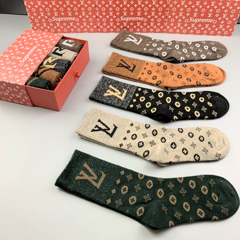 LU Socks Monogram