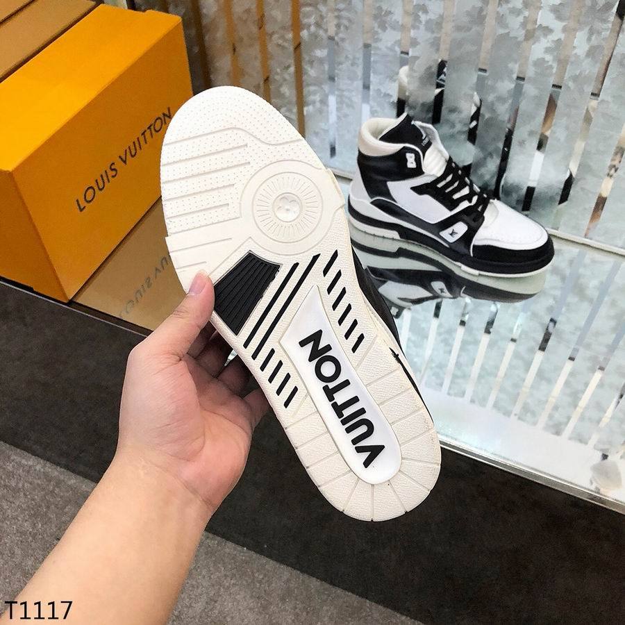 LU Sneakers High White Black