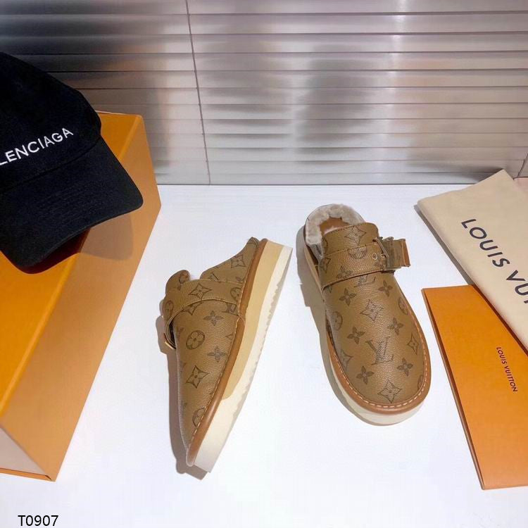 LU Slippers Mule Fur Ugg