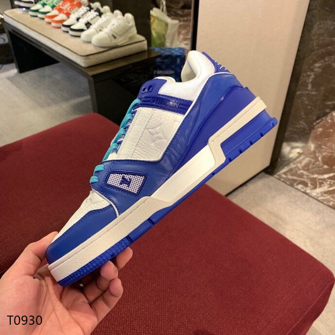 LU Sneakers Blue White