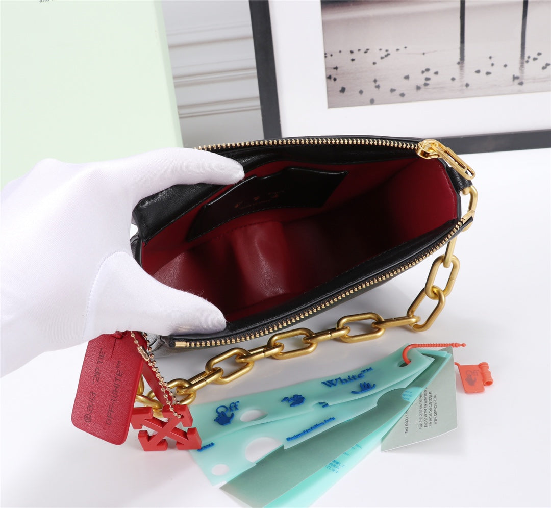 OFF WITE Bag Black 20 cm