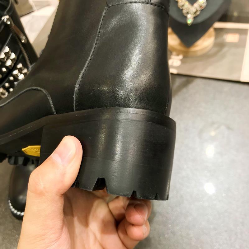 Plein Boots Studs Black