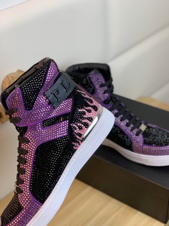 PLEIN Sneakers High HI TOP CRYSTAL FLAME