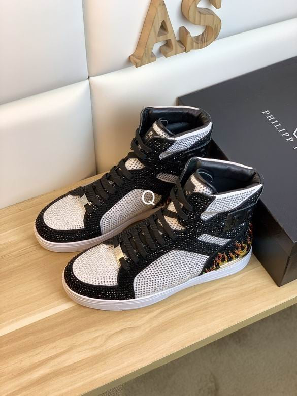 PLEIN Sneakers High HI TOP CRYSTAL FLAME