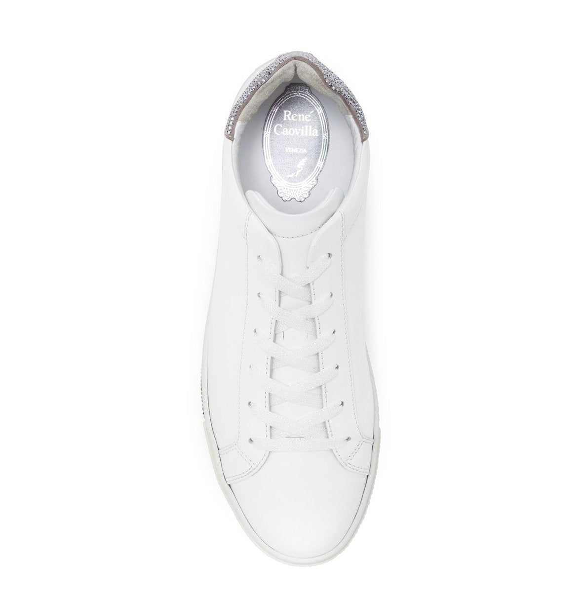 Cao villa Sneakers White Rhinestones
