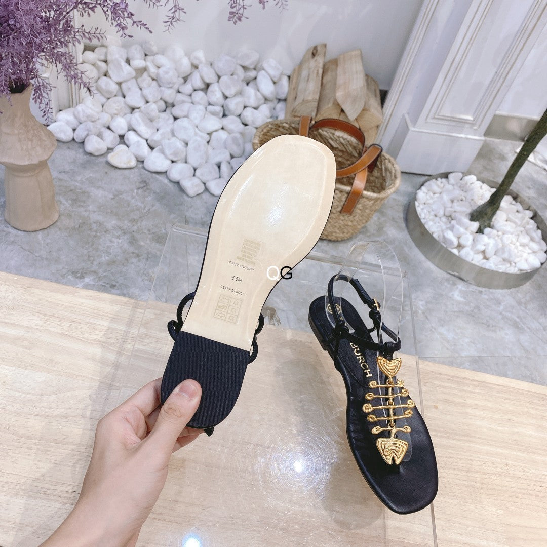 TORY BUR Sandals Flat Fish