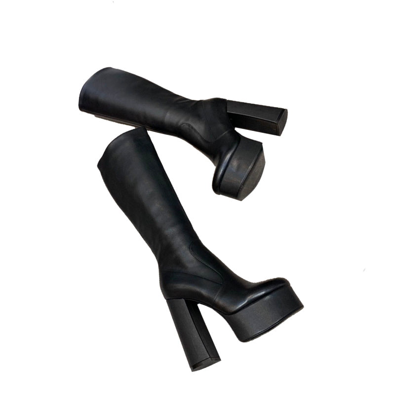 Y L Boots High Heels Wedge