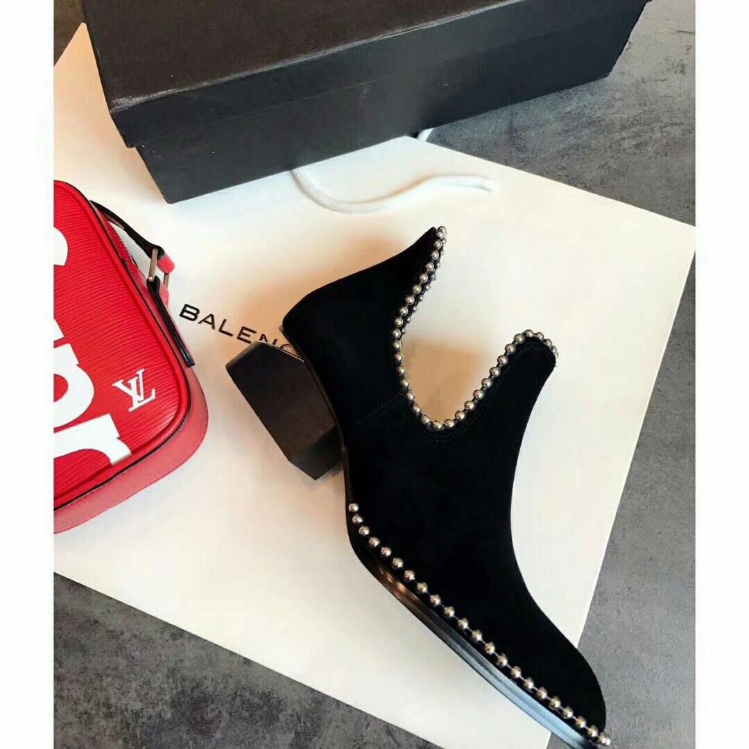 SNBAL Shoes Black Suede