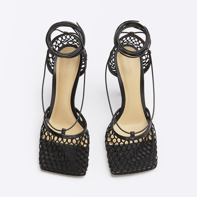 BOT VENET Stretch Sandal Shoes Black