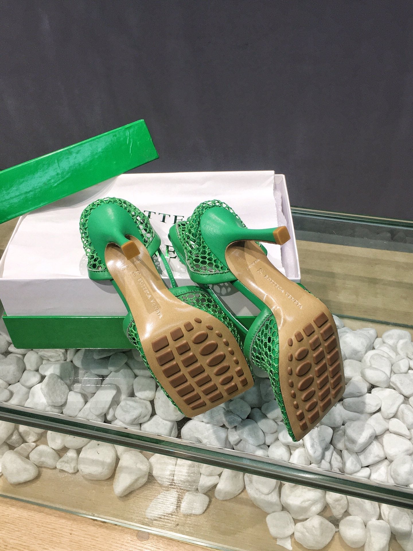 BOT VENET Stretch Sandal Shoes Green