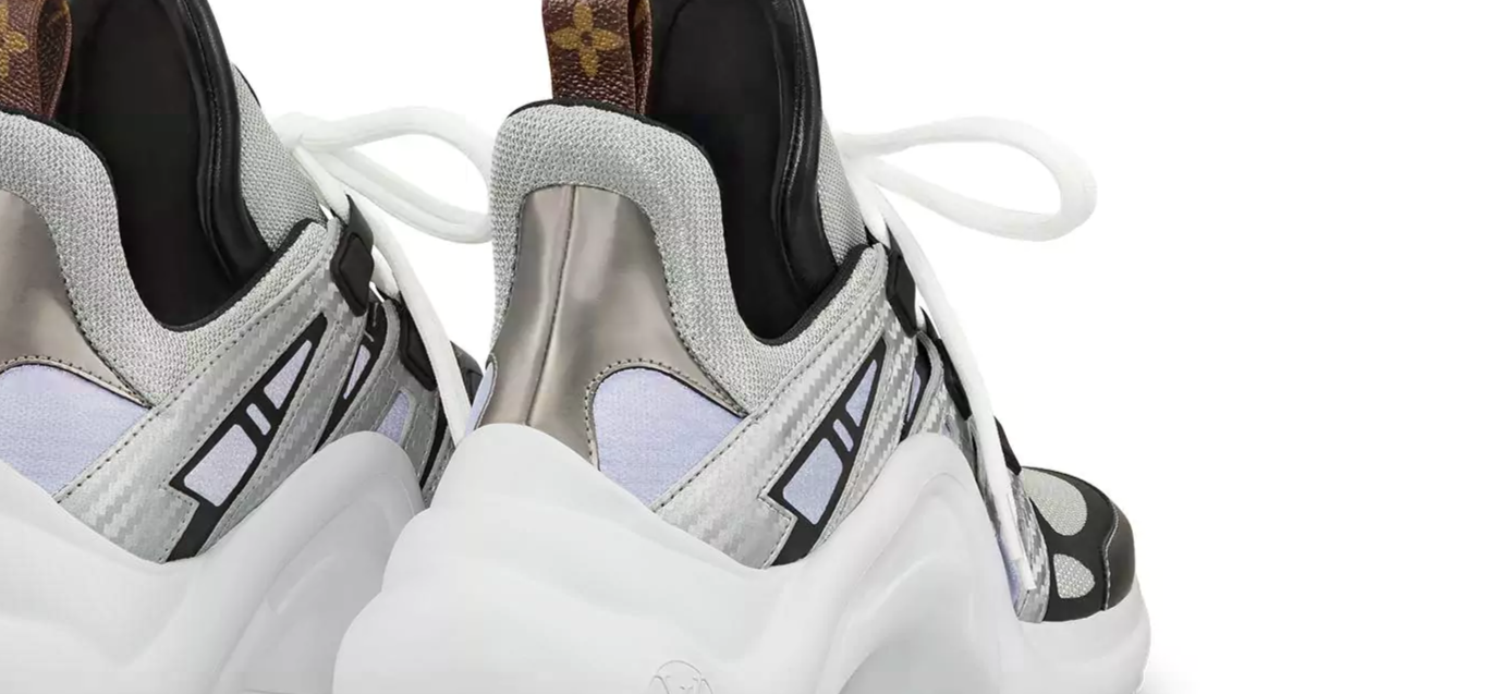 LU Leather Sneakers Archlight Grey