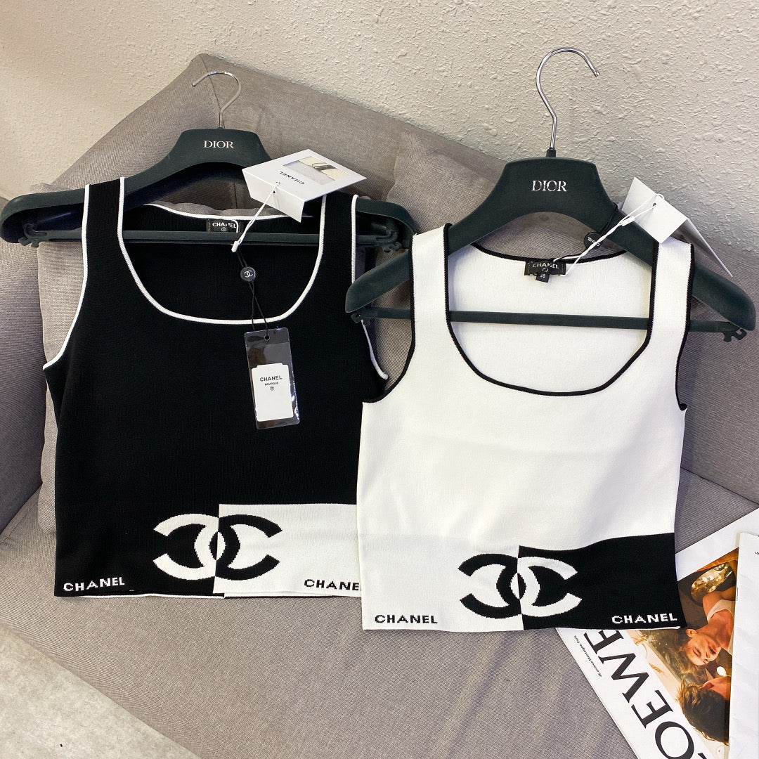 CHL Tank Top T shirt Woman Knitted 2 Color 's