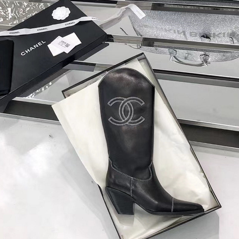 CHL Boots Black Cowboy