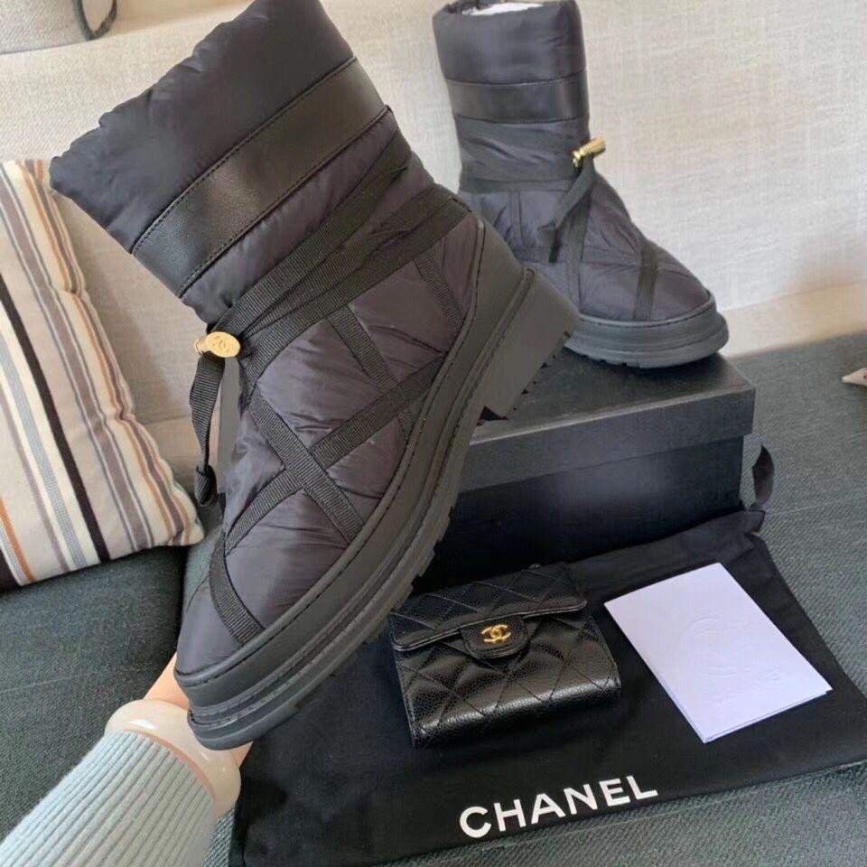 CHL UGG Boots Black Nylon