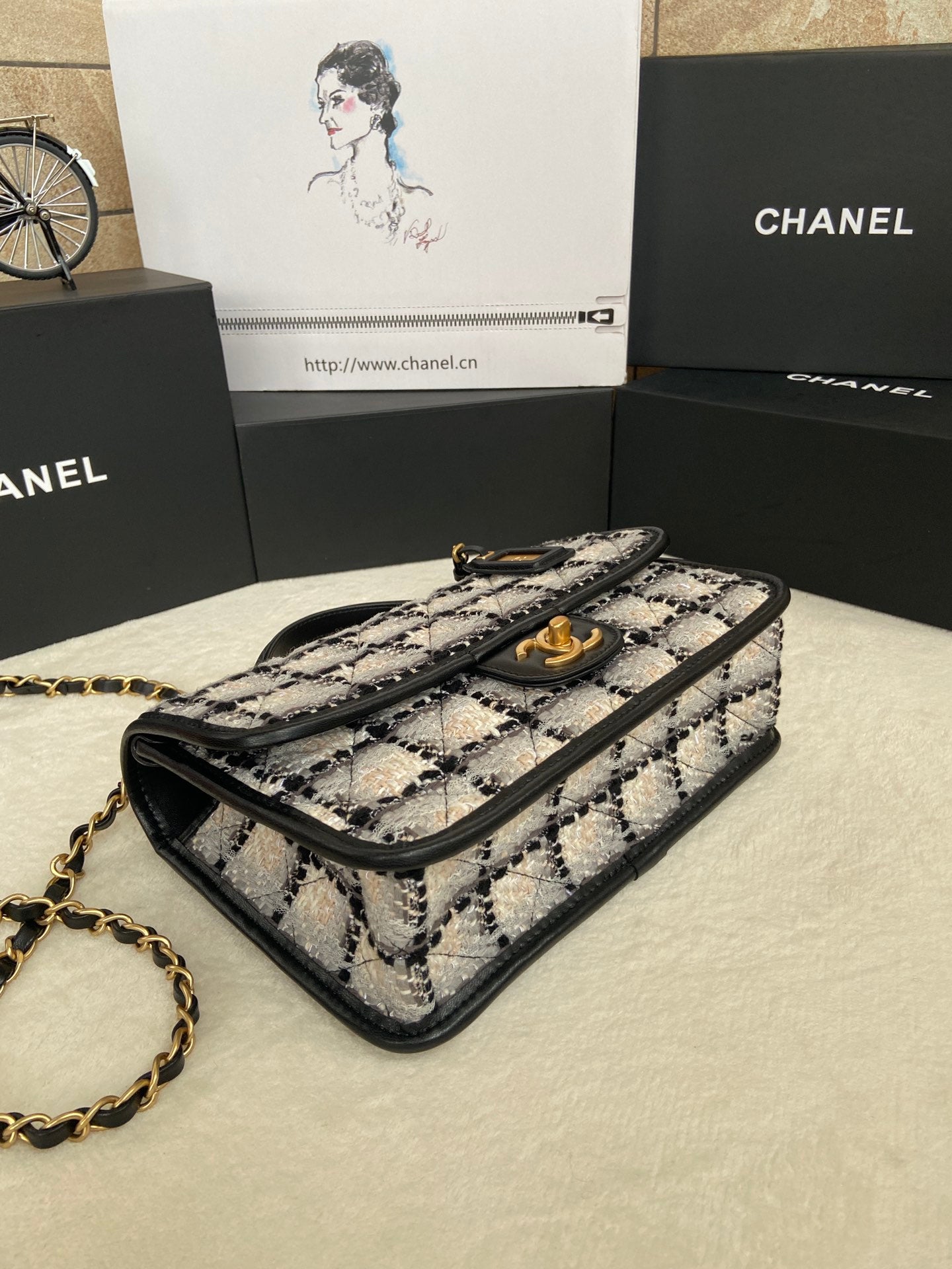 CHL Bag Tweed 25 cm
