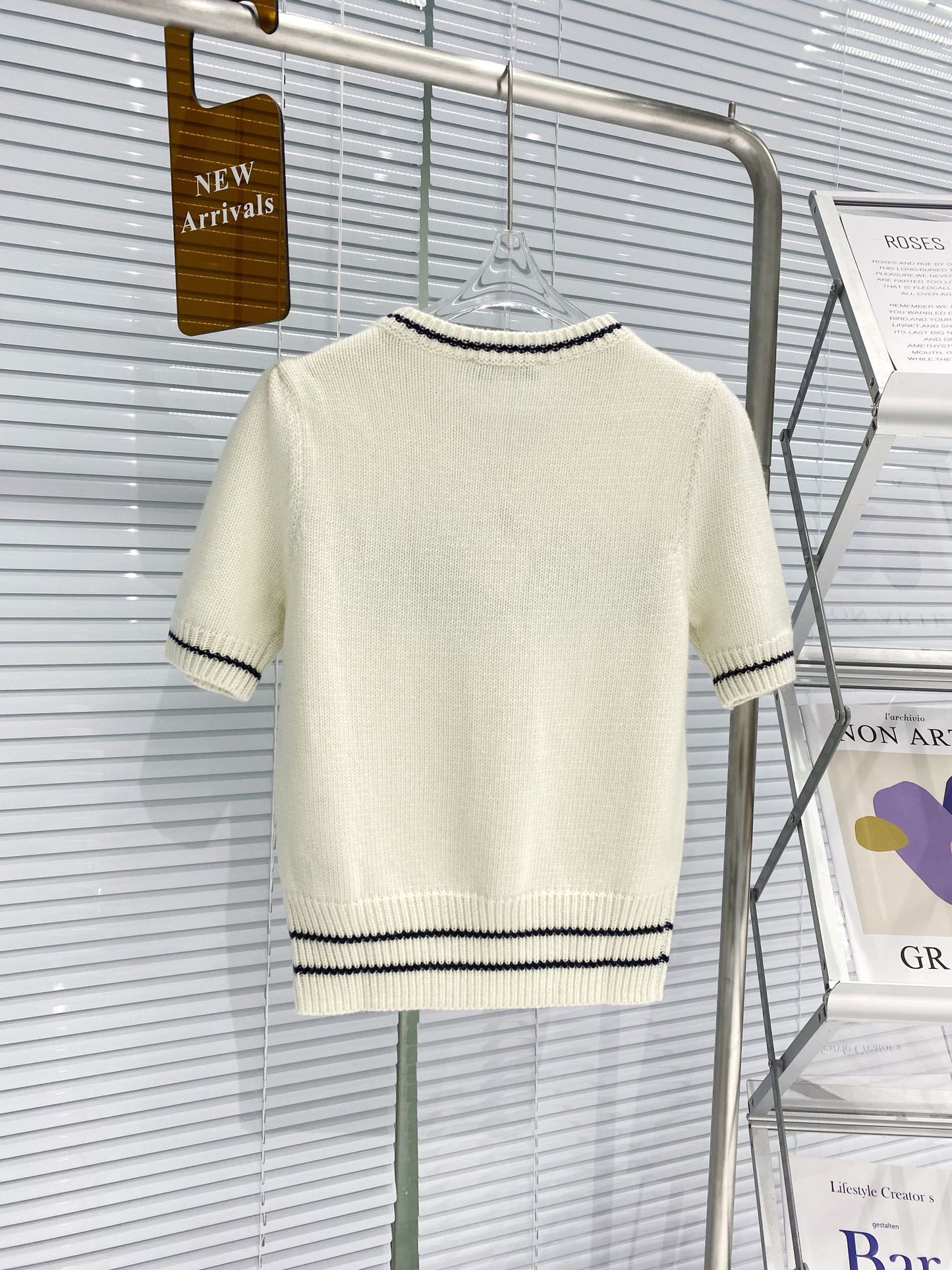 CHD Knitted Top Short Sleeve