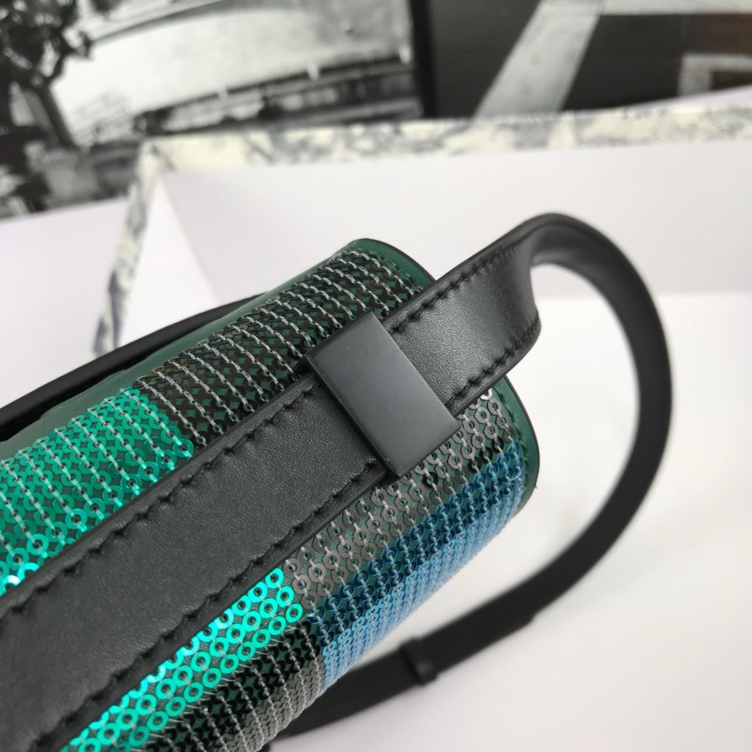 CHD Bag Sequin Green