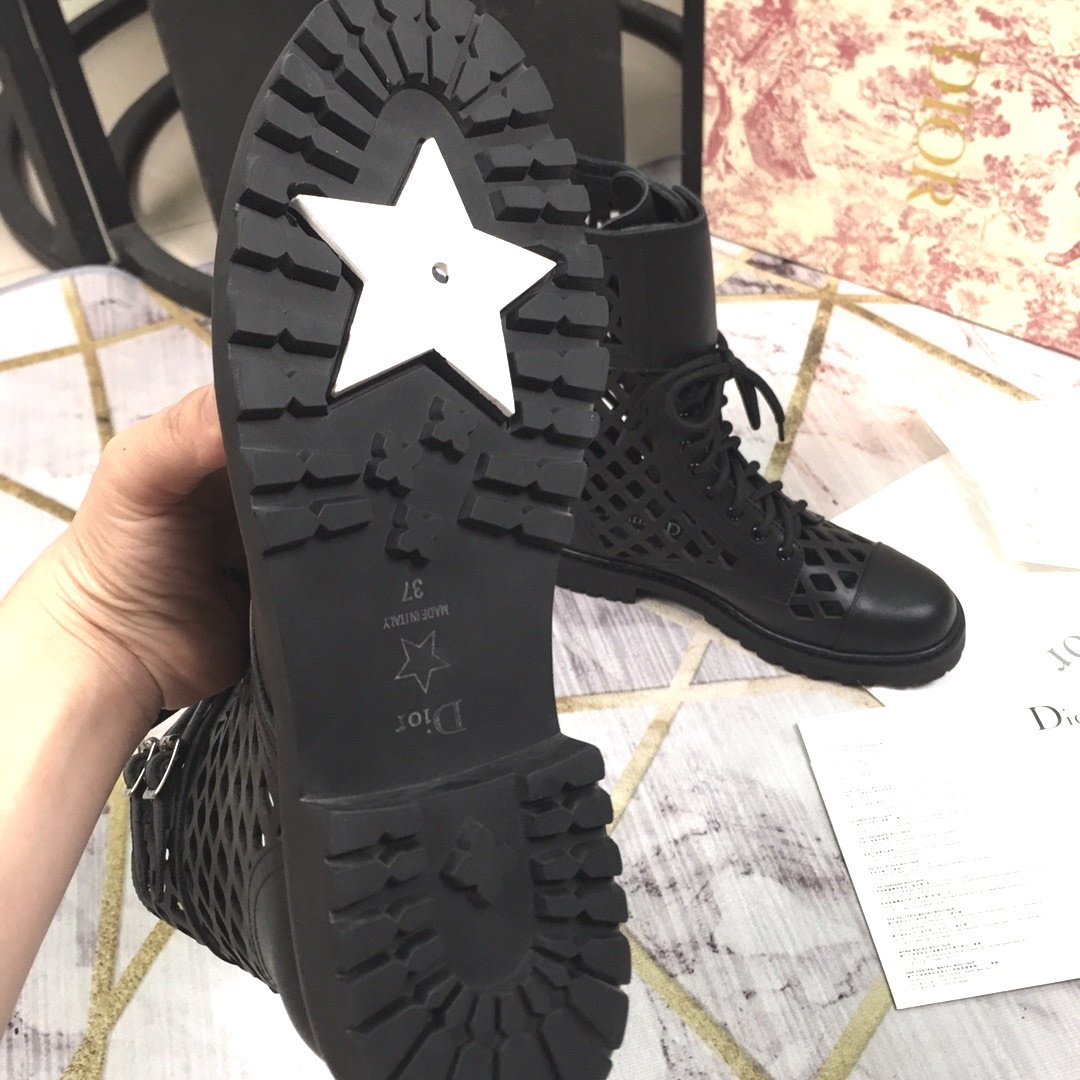 CHD Boots Black Braided