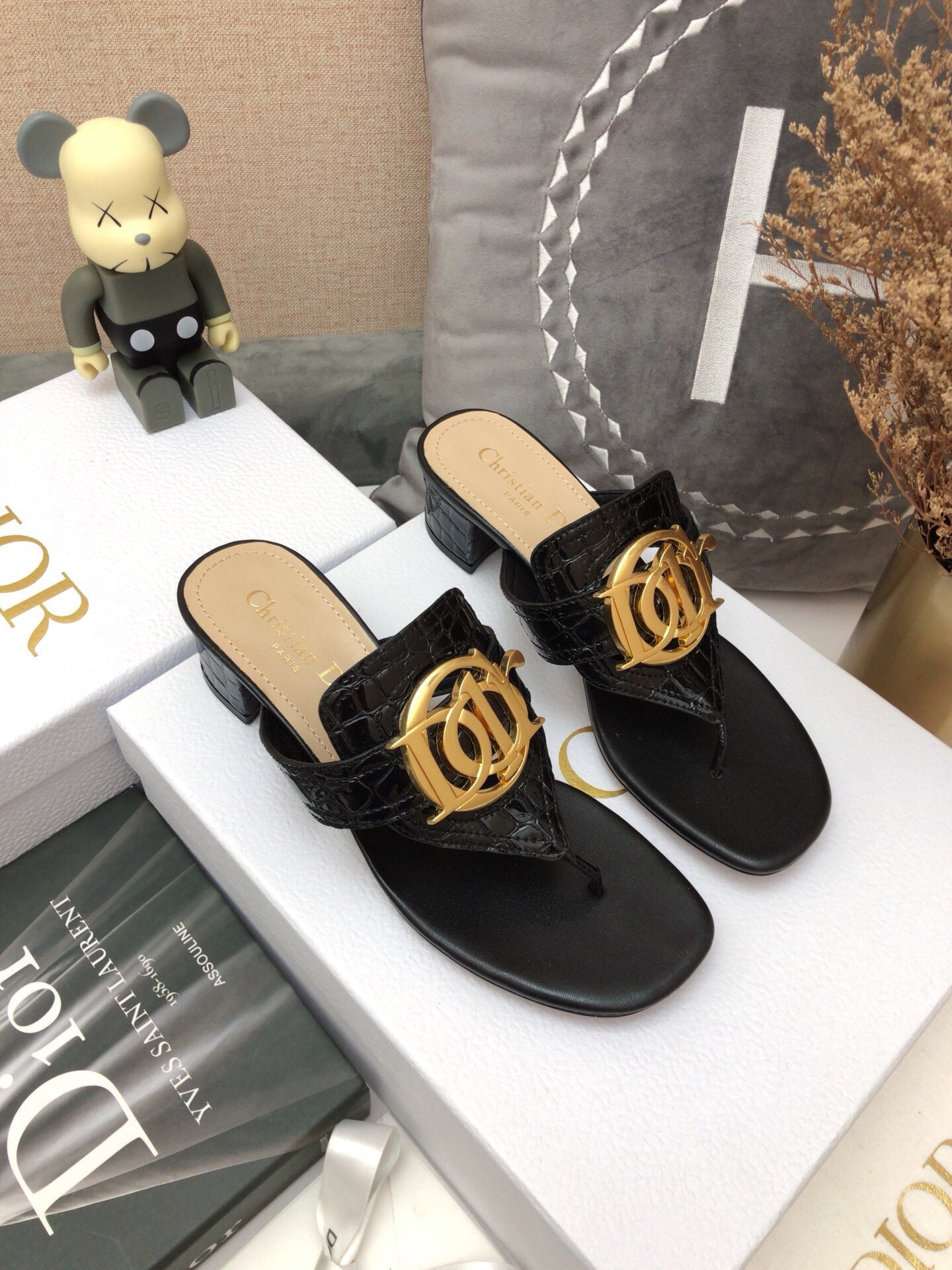 CHD Slippers Heels 2 Color 's Mule