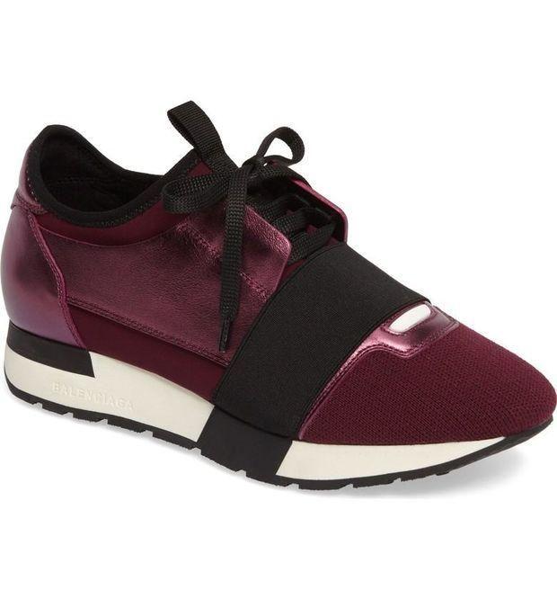 SNBAL Race Runner Sneakers Wine