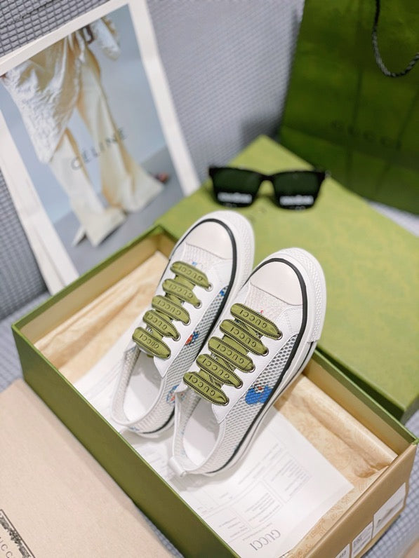 GU Sneakers Mesh Low White