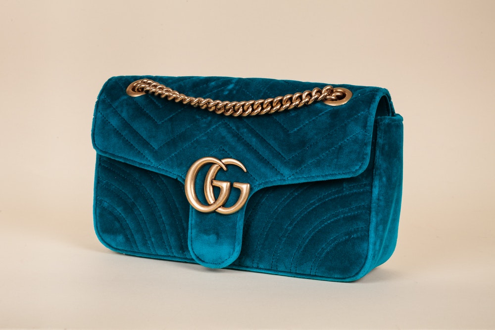 GU Bag Marmont Velvet Shoulder 26 CM 4 color 's