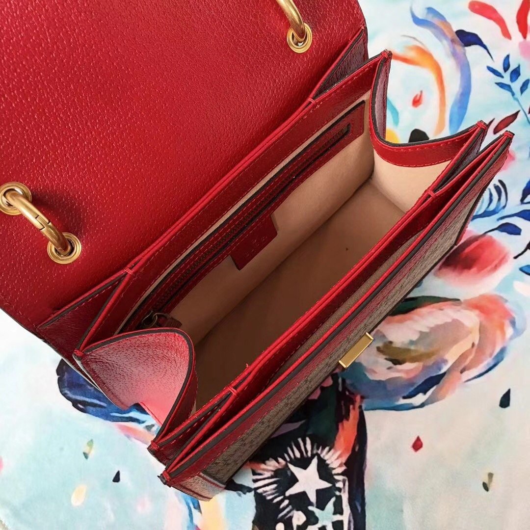 GU Ophida Small Handle Bag Bee Red
