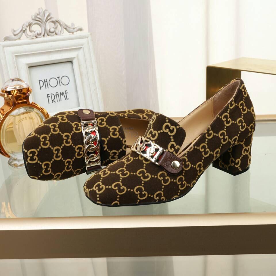 GU Shoes Pumps Brown Heels