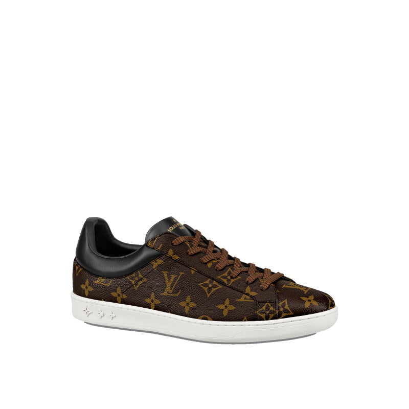 LU Trainers Sneakers Low Monogram Brown