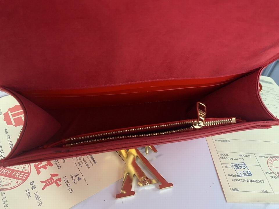 LU Bag Evening Shoulder Red