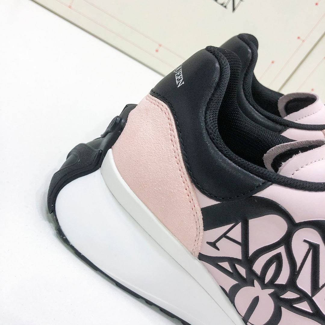 M*QUEEN Sneakers Graffiti Pink