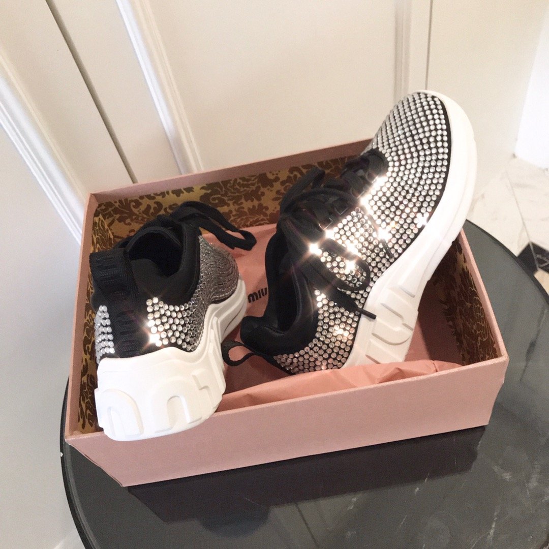 Miu Mi Sneakers Black Stones