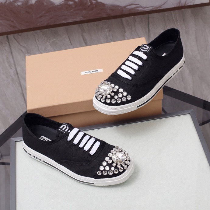 MIU MI Tennis Sneakers Stones