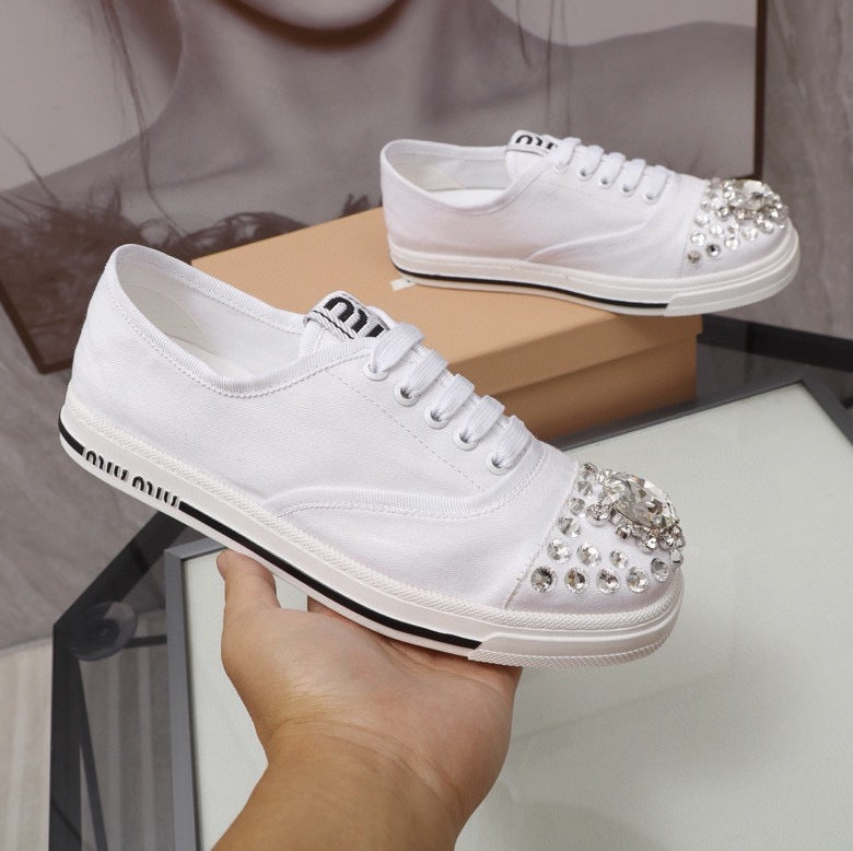 MIU MI Tennis Sneakers Stones