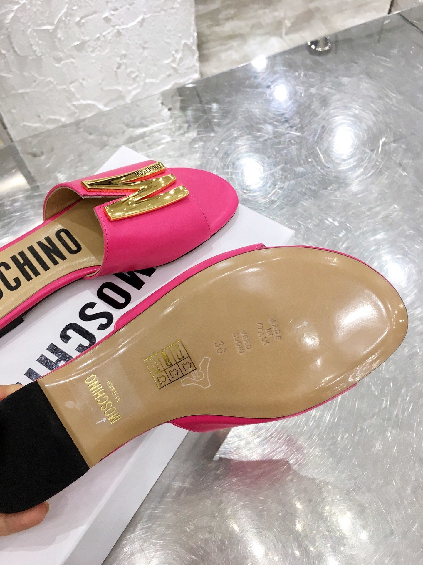MOSKINO Slippers Fuchsia