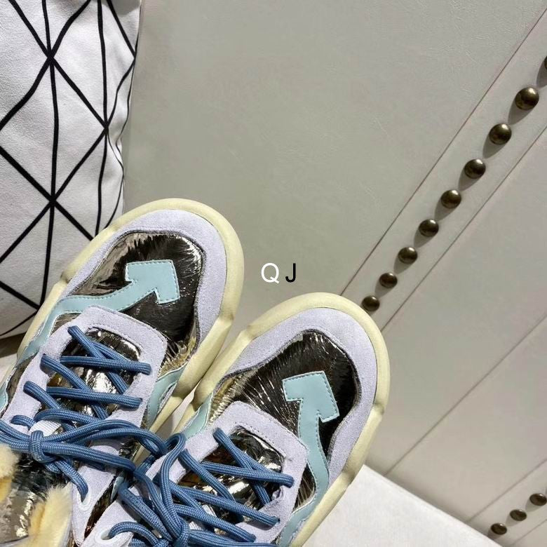 OFF WITE Sneakers High Shearling 2 Color 's