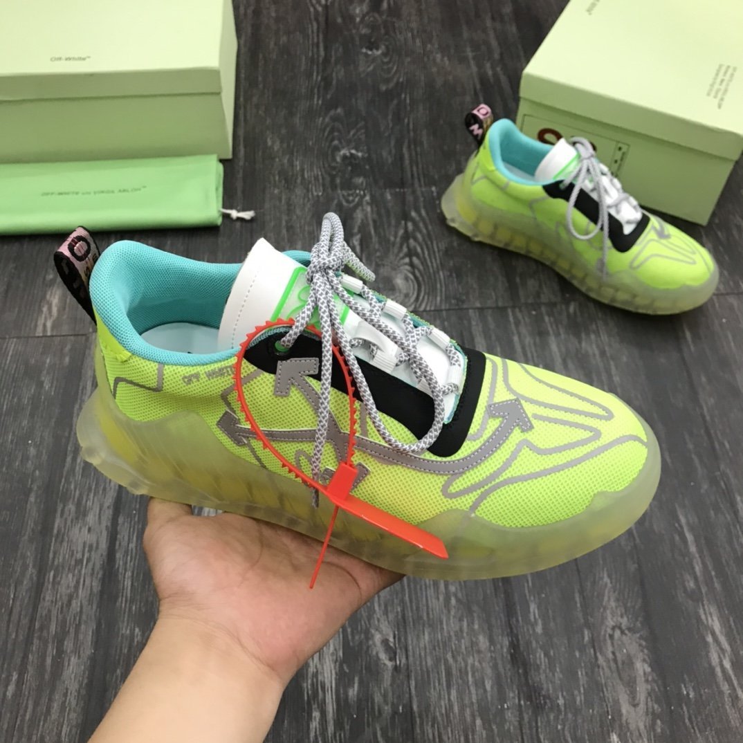 Off Wite Sneakers Yellow