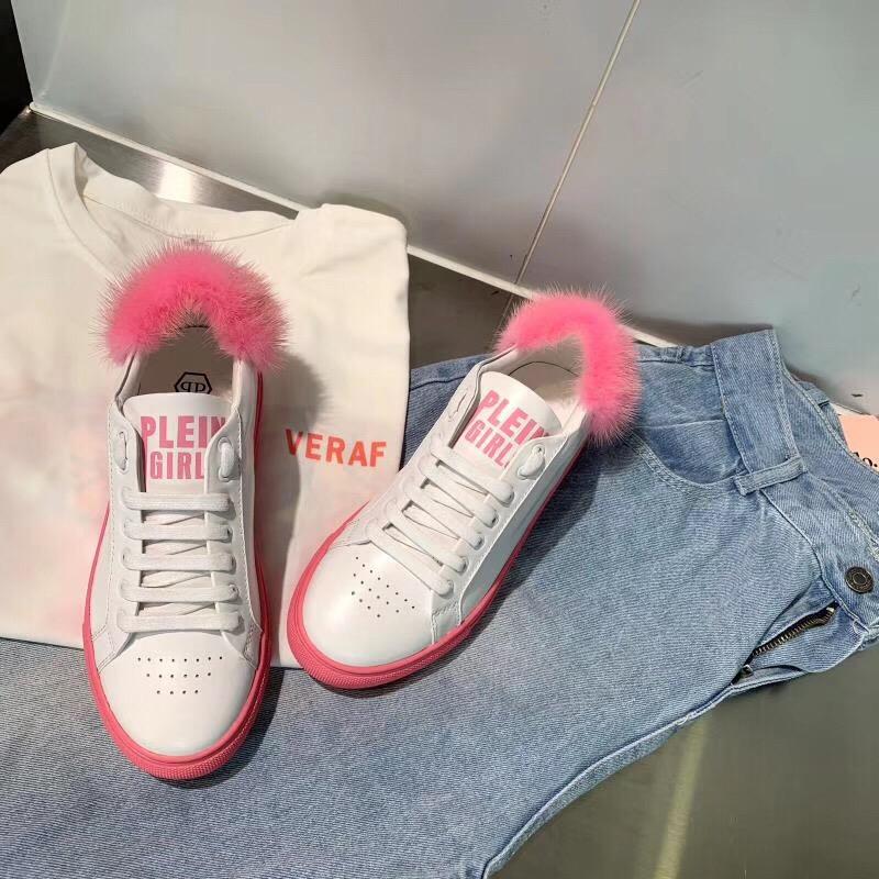 Plein Sneakers Fur Pink