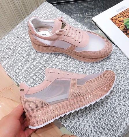 Plein Sneakers Pink Stones