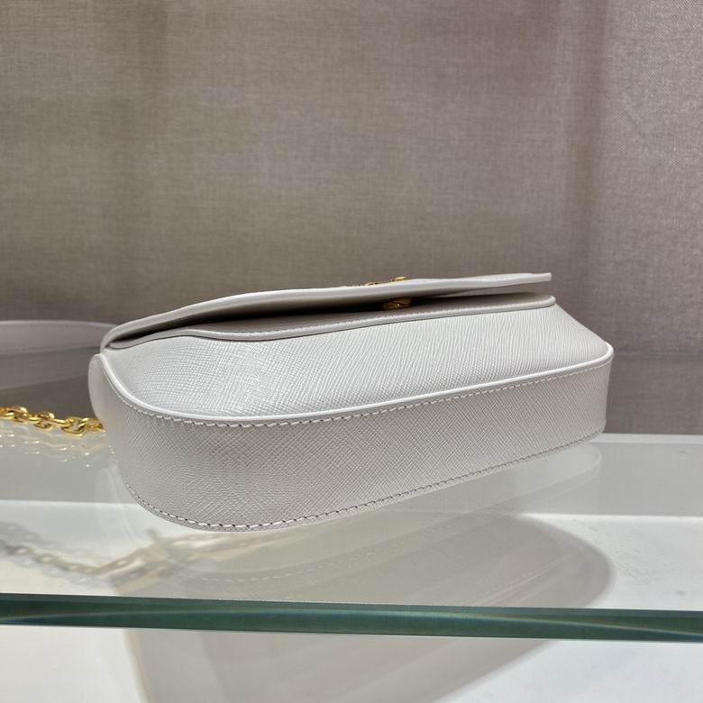 PRD Saffiano Bag Silver & Gold