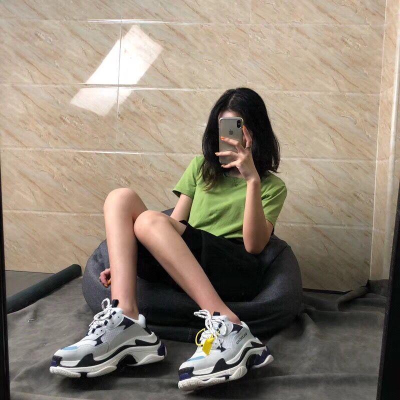 SNBAL Triple S Blue White Sneakers