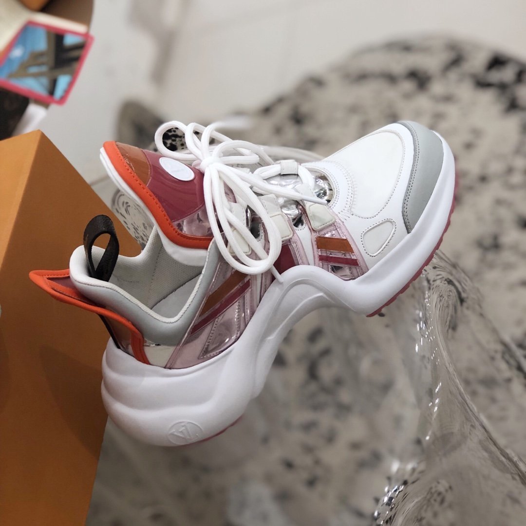 LU Sneakers Arch White Rose
