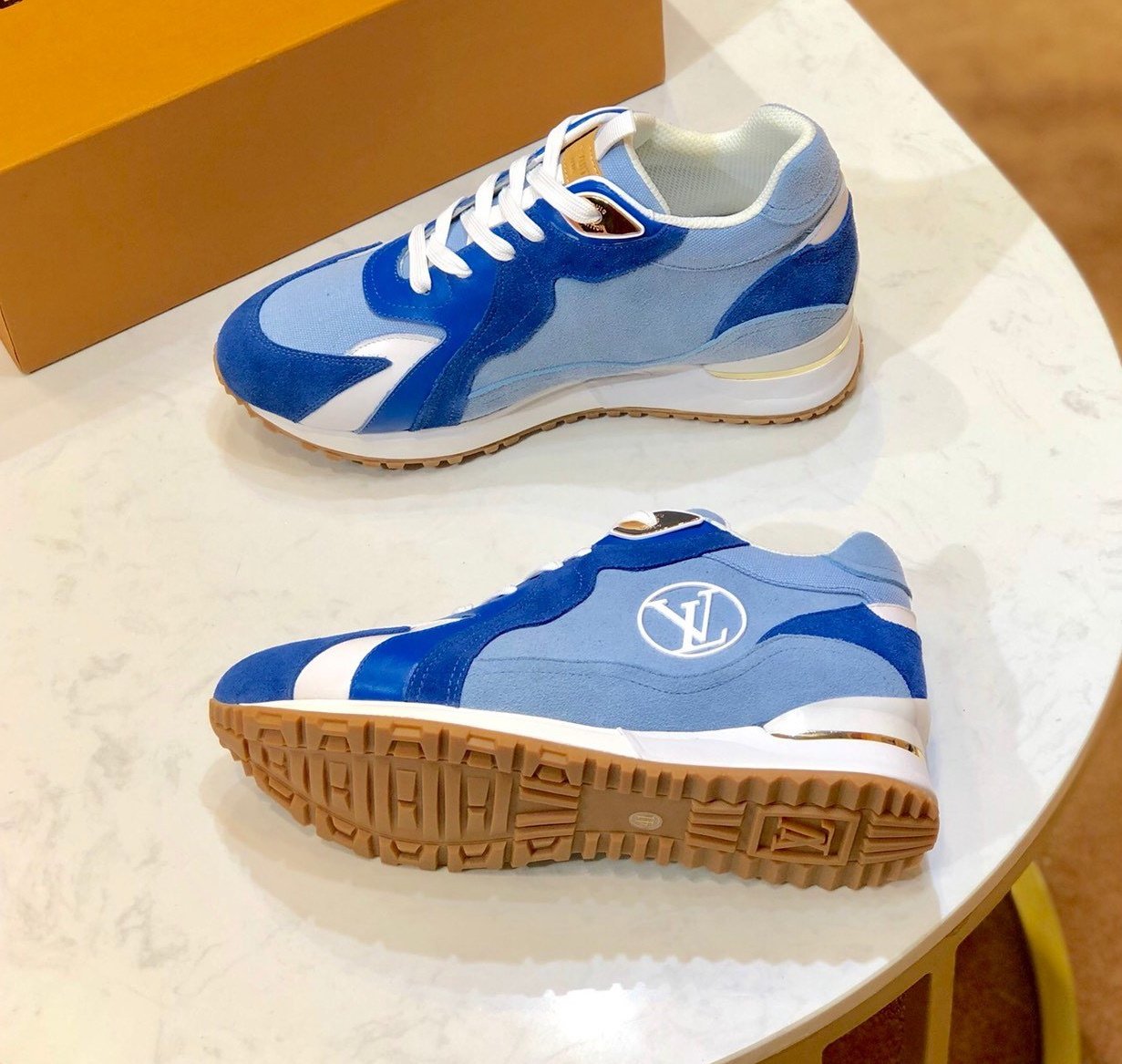 LU Sneakers Logo Blue