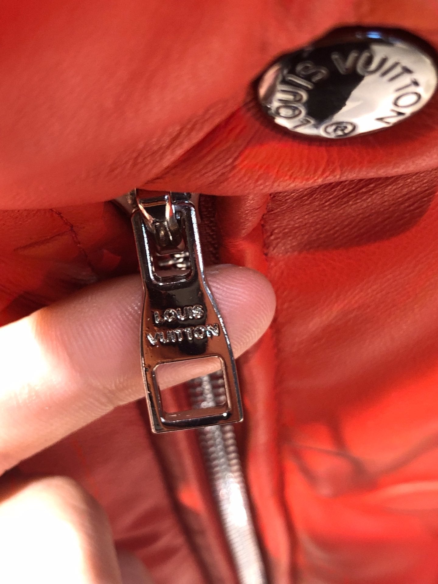 LU Leather Jacket Red